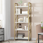 Bibliothèque YITAHOME à 5 niveaux bois et métal